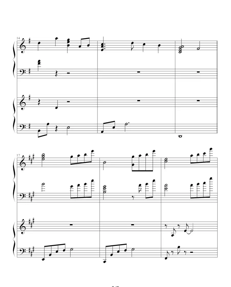 close to you（靠近你）（《悠长假期》插曲）（双钢琴）