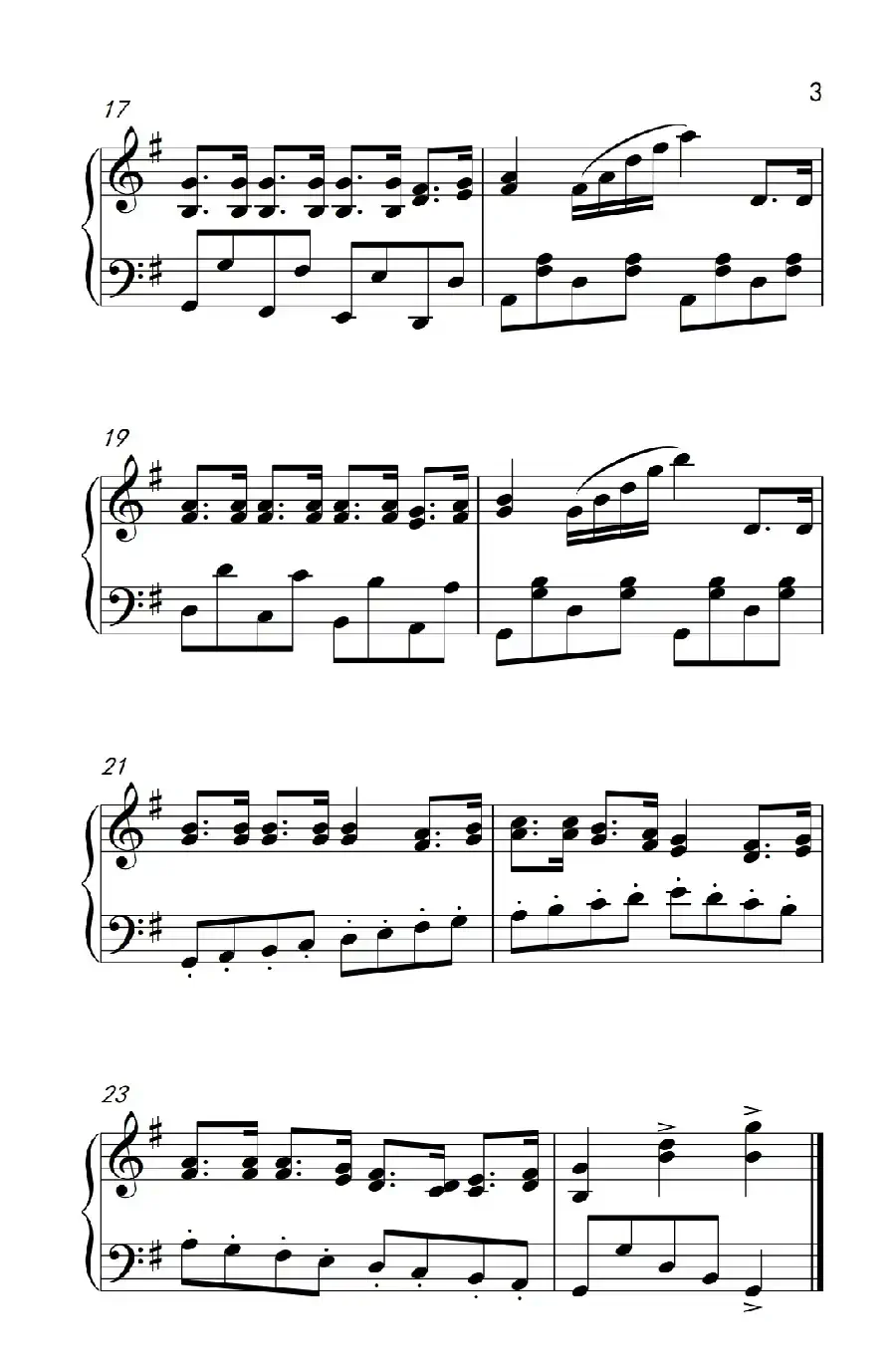 幸福拍手歌（《弹吧音教》制谱）