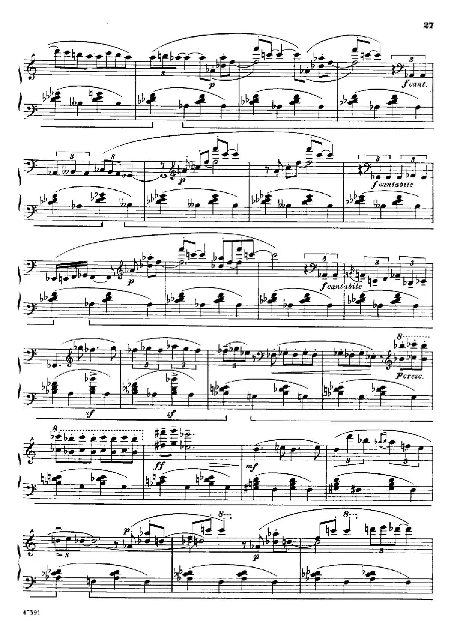 Piano Sonata in E-flat Major Op.95（降E大调钢琴奏鸣曲·Ⅱ）