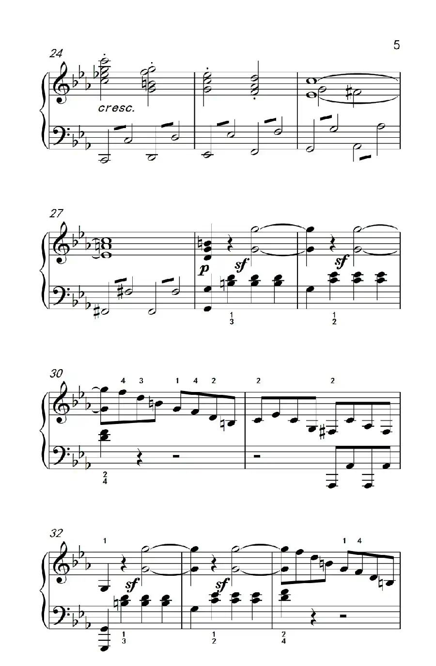 第八钢琴奏鸣曲（悲怆） 极慢的慢板序奏转辉煌的快板