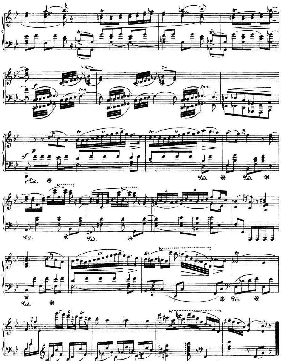 肖邦 波兰舞曲 Op.posth.71 No.2 降B大调