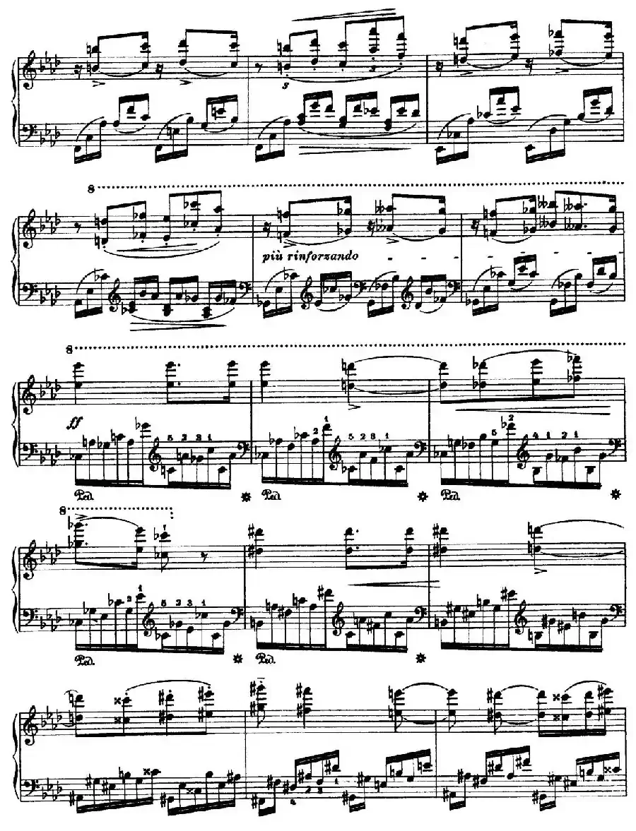 12 Etudes d'execution Transcendante S.139（12首超技练习曲·10）