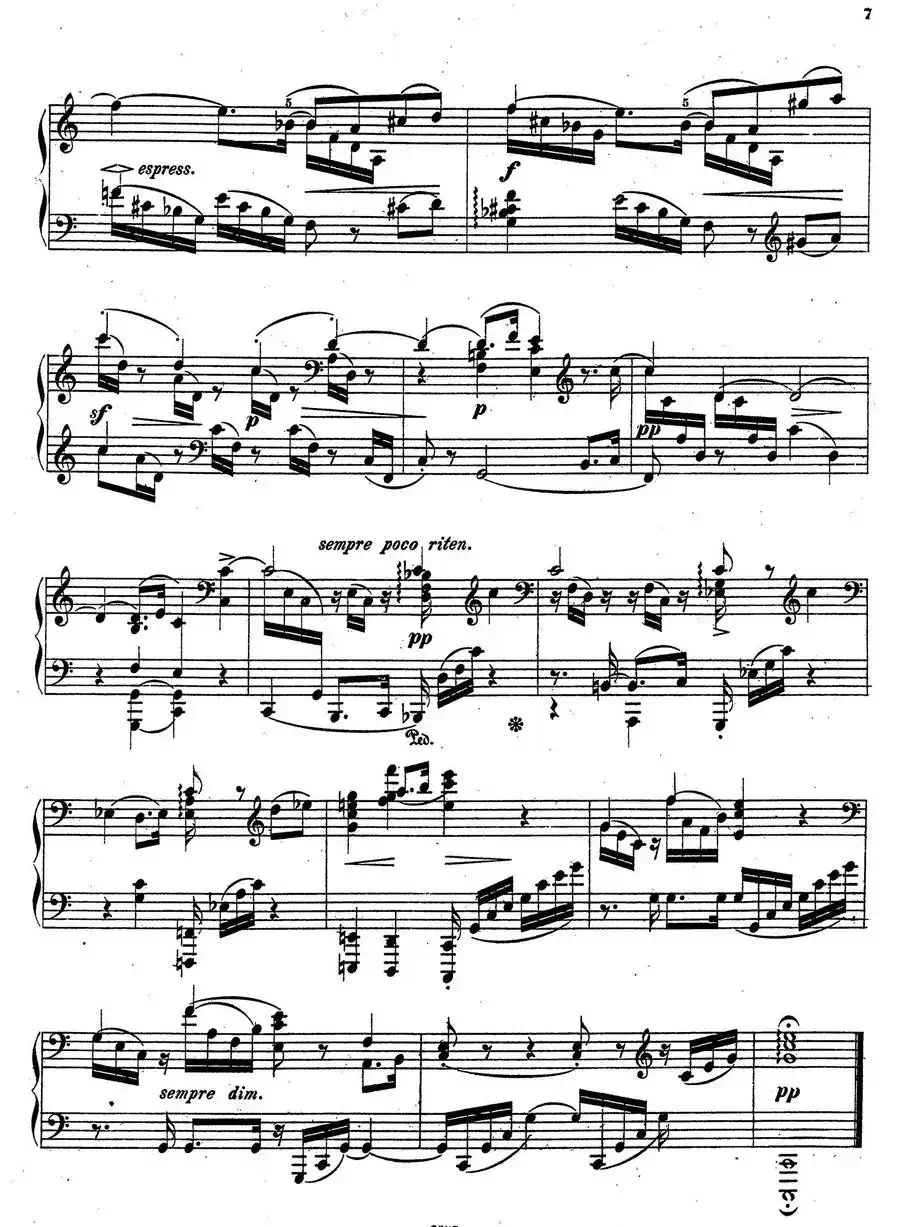 Nachtstücke Op·28（4首夜曲·1）