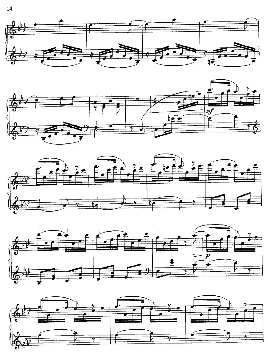 The Flowers（花之组曲）（Op.85.Nr.4）