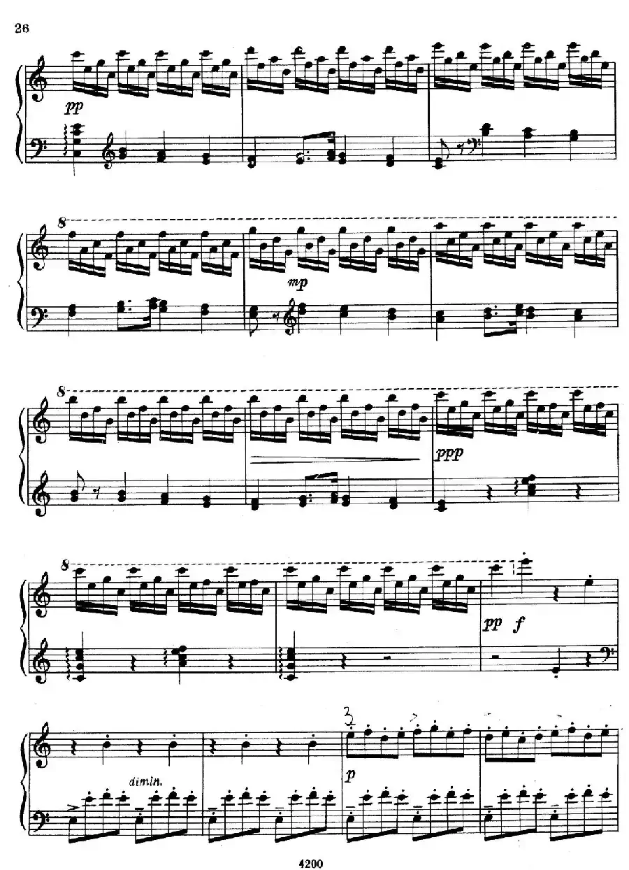 Prokofiev - Ten Pieces Op.12（普罗科菲耶夫-10首小品·7）