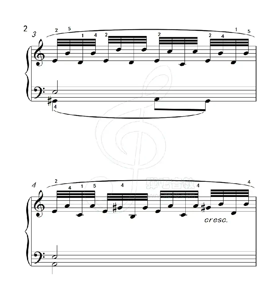 练习曲 3(克拉莫钢琴练习曲60首)