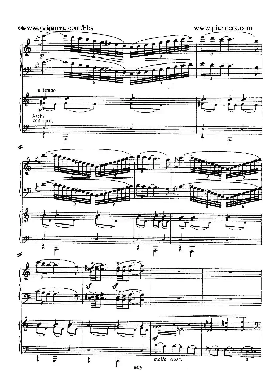 Piano Concerto in D-flat Major Op.37（降D大调钢琴协奏曲·Ⅱ·双钢琴）