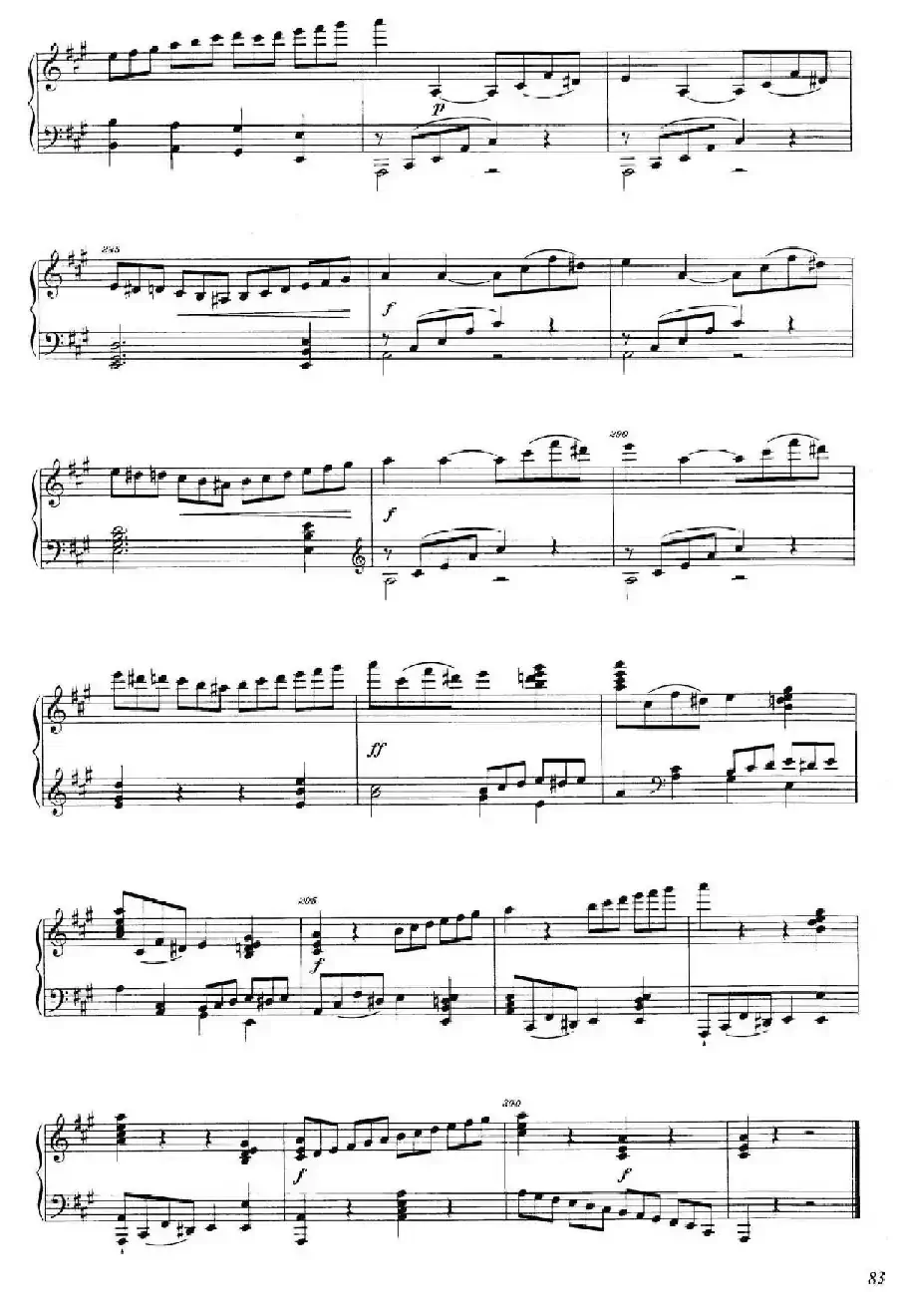 A大调钢琴大奏鸣曲（Grobe Sonate in A Major WWV 26）