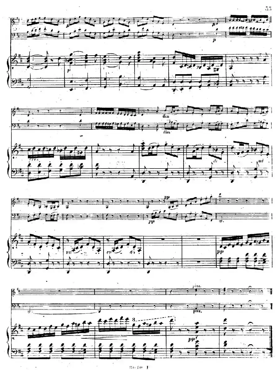 Piano Trio No.1 in d Minor Op.49（d小调第一钢琴三重奏·第三乐章）