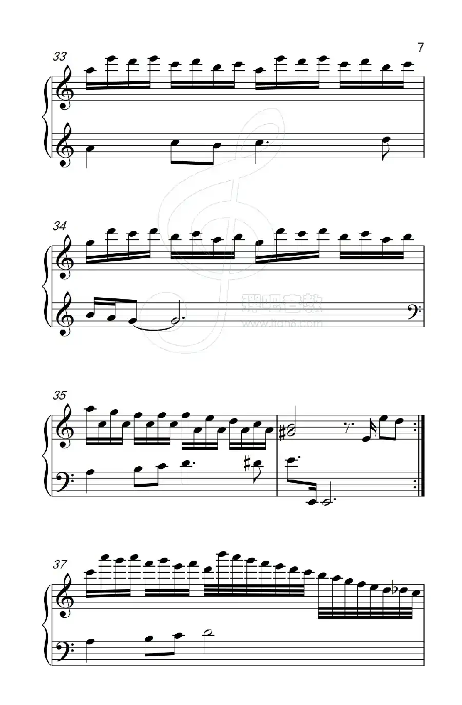 一千个伤心的理由（《弹吧音教》制谱版）