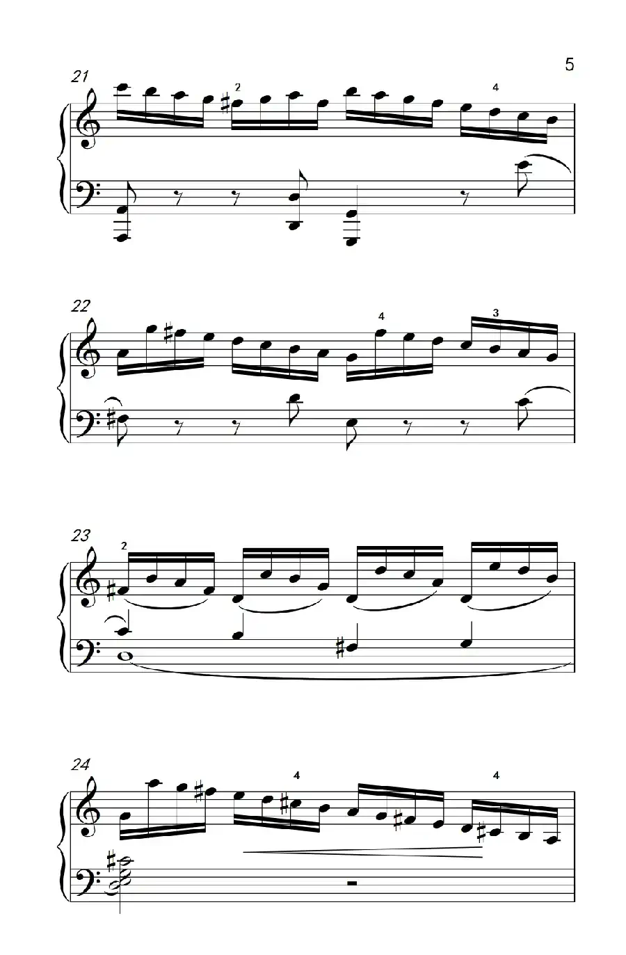 第九级1.C大调奏鸣曲 第一乐章 Hob.XVI 50（中央音乐学院 钢琴（业余）考级教程 7-9级）