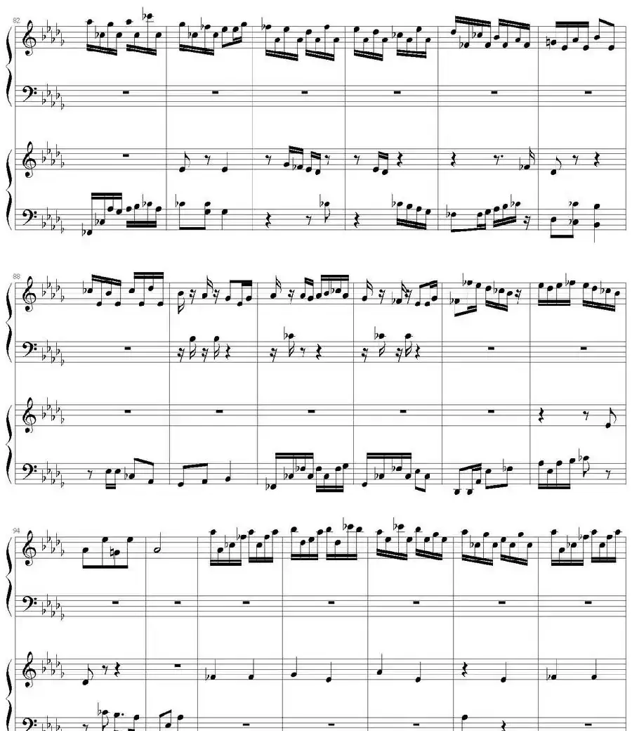 Flower Dance（花舞）（四手联弹）