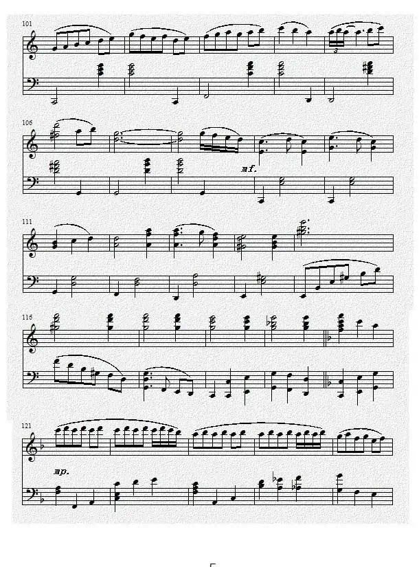 钢琴奏鸣曲Ⅱ（回旋曲）（项道荣作品）