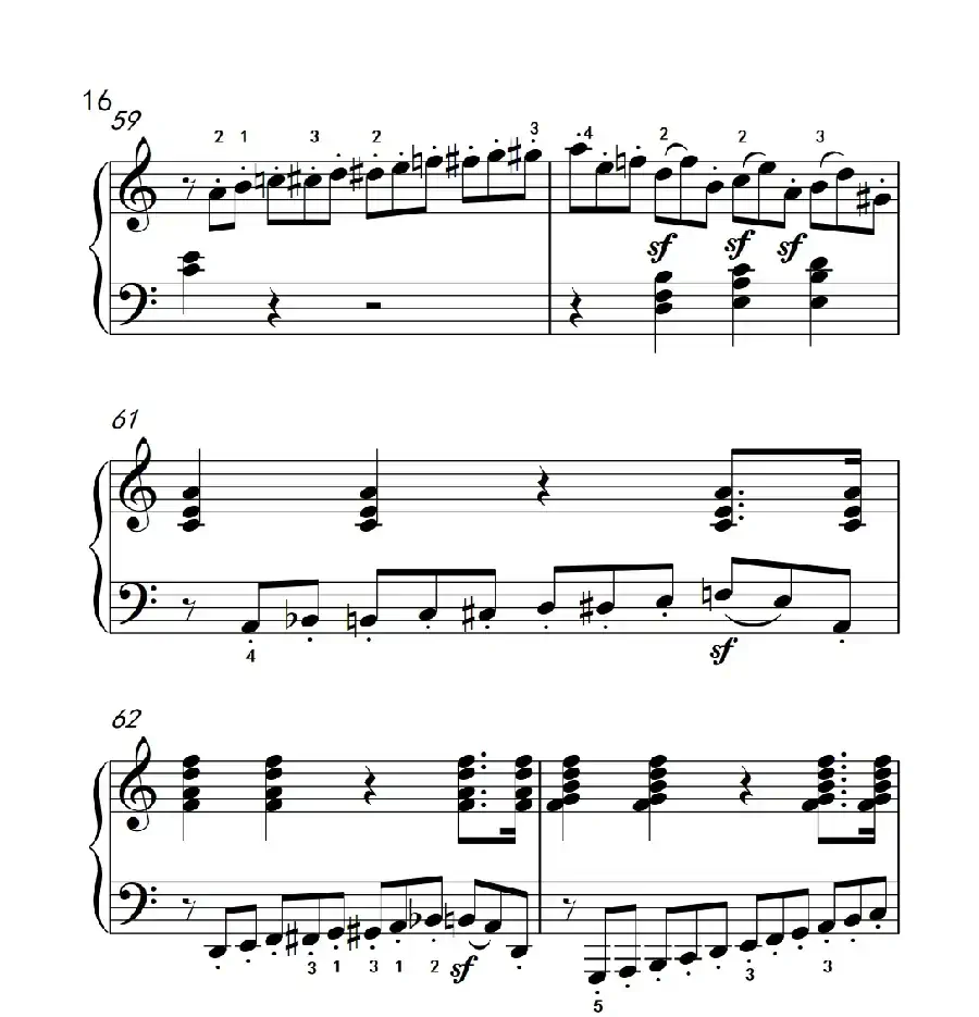 奏鸣曲 Opus 2 Nr.2 第四乐章(贝多芬奏鸣曲集 1)