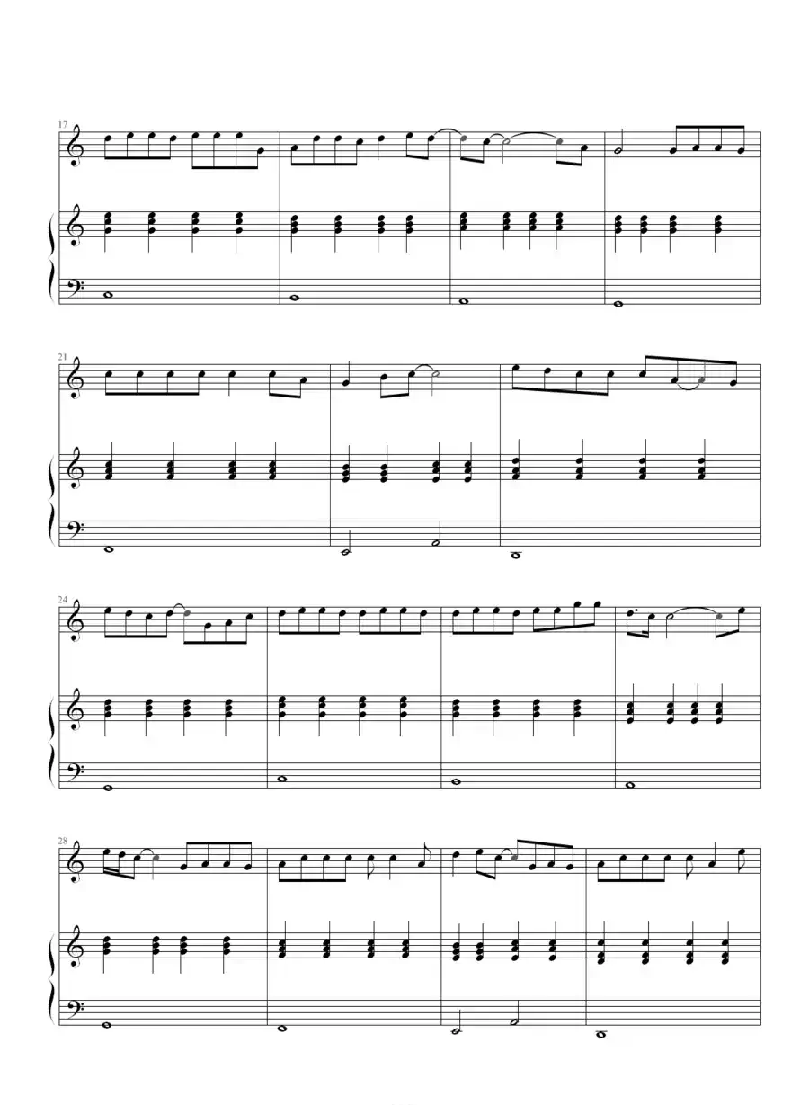 冰封的记忆（钢琴伴奏谱）