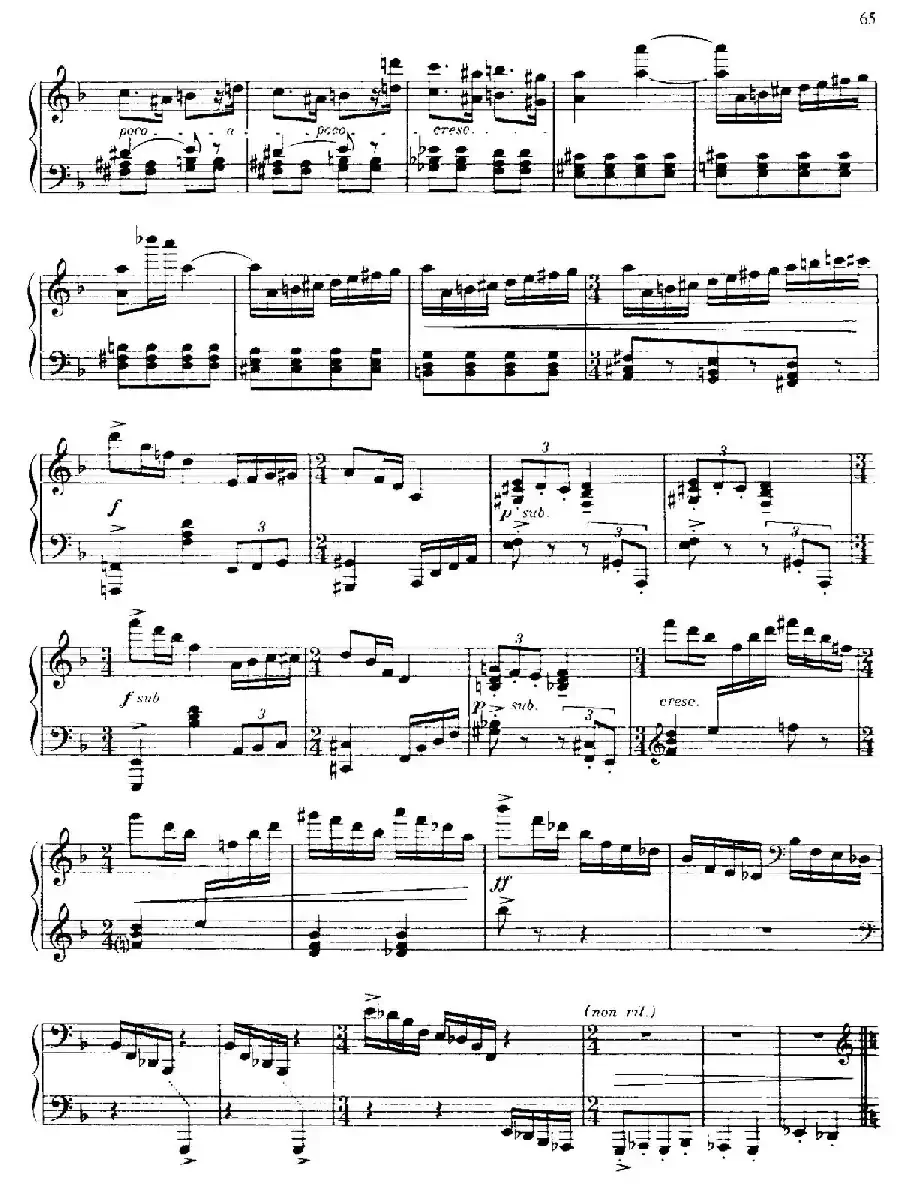 Piano Sonata No.3 in F Major Op.46（F大调第三钢琴奏鸣曲·Ⅰ）