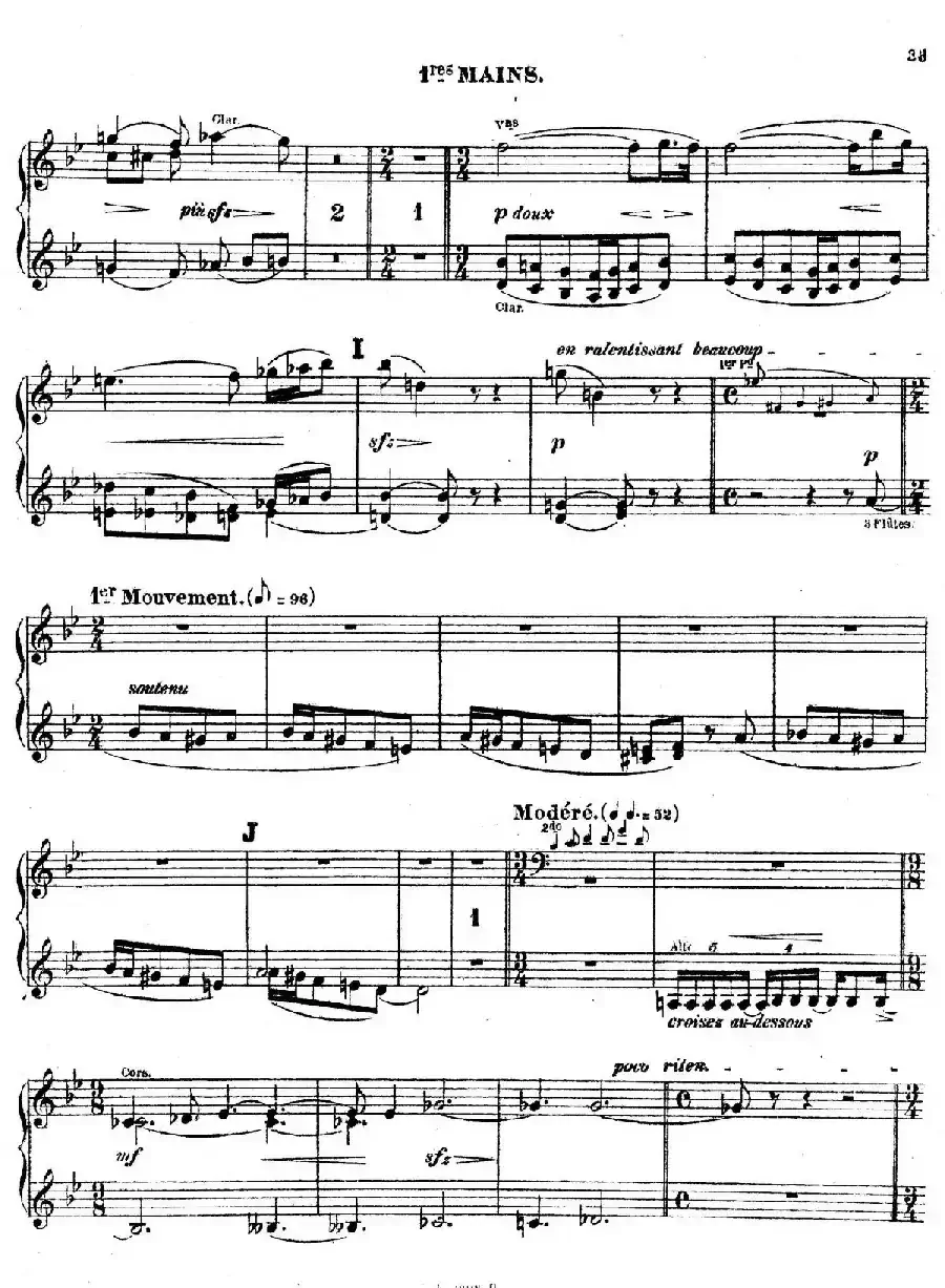 Symphony on a French Mountain Air Op.25（法国山歌交响曲·双钢琴·Ⅱ）