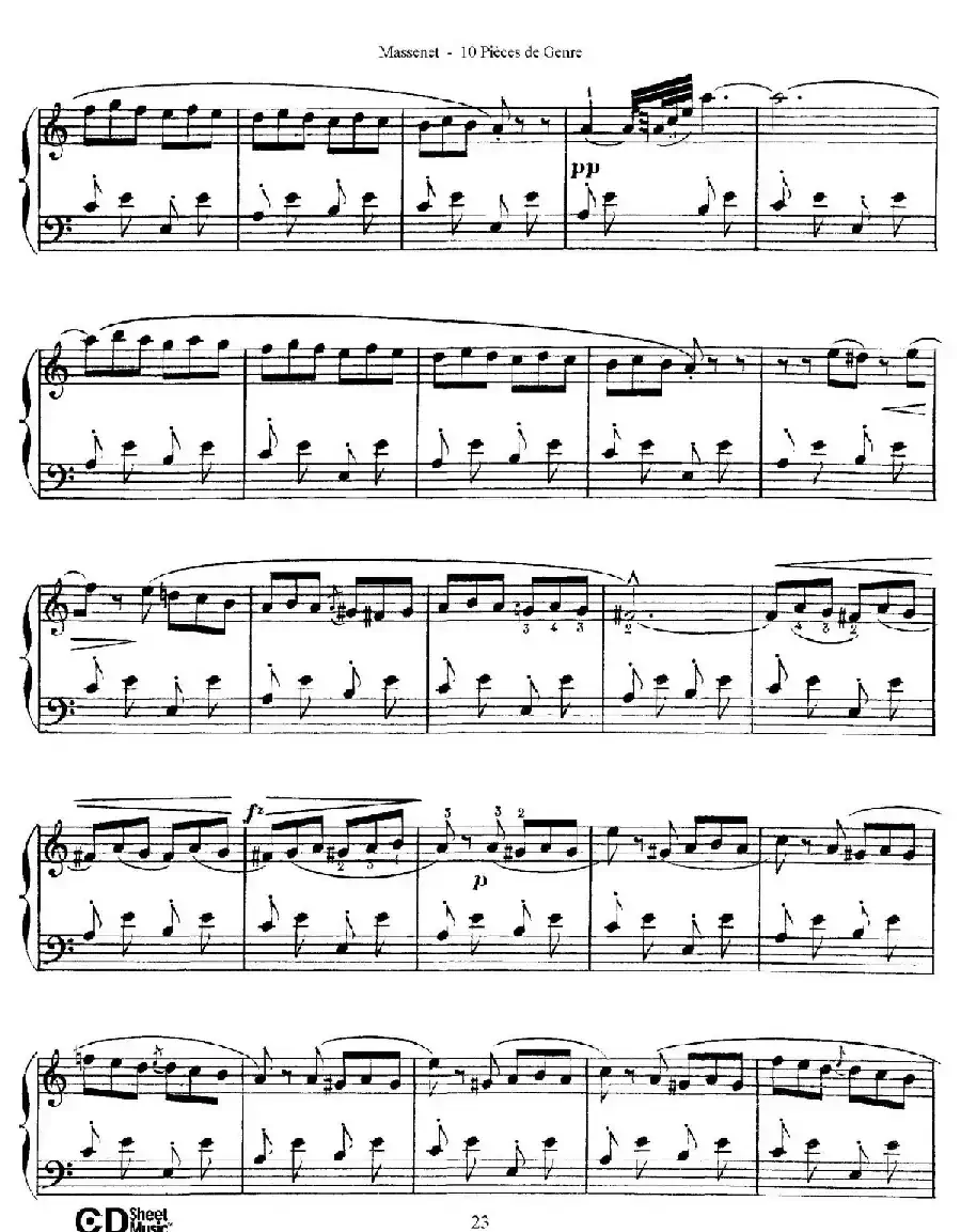 Dix Pièces de Genre Op.10（10首个性小品·Ⅵ）