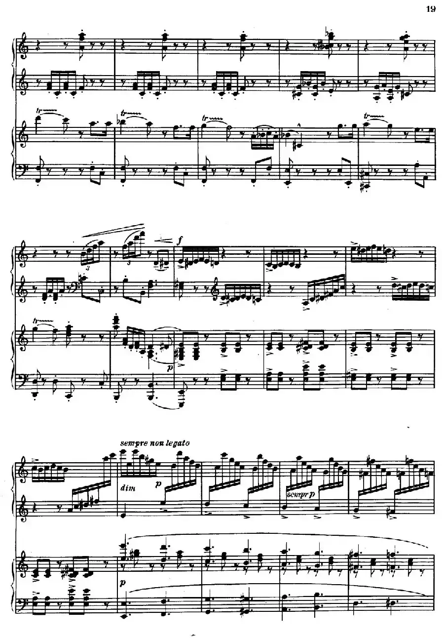 Introduction et Rondo Capriccioso Op.28（引子与随想回旋曲·双钢琴）