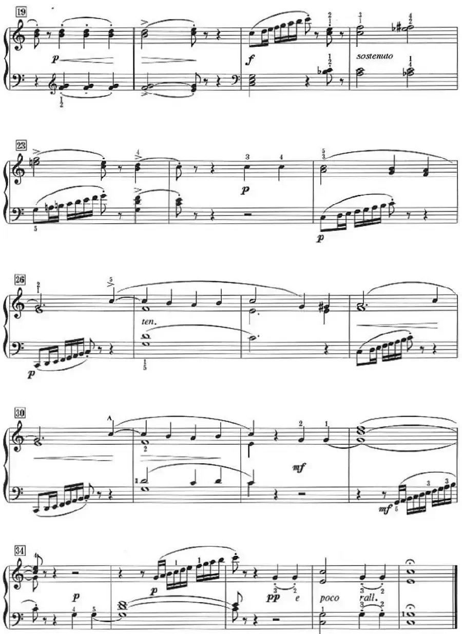 50首莱蒙钢琴练习曲 作品37（NO.24）