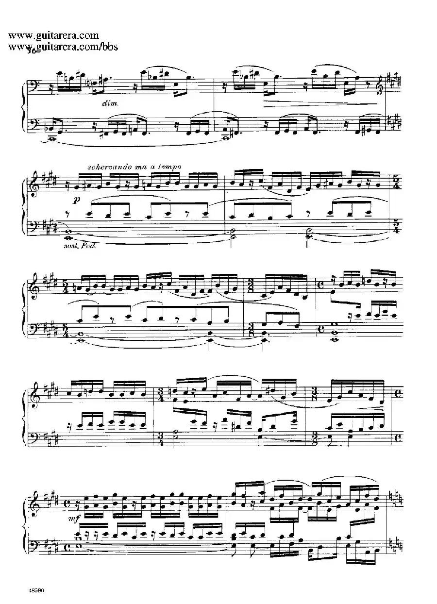 Piano Sonata Op.26（钢琴奏鸣曲·第四乐章）