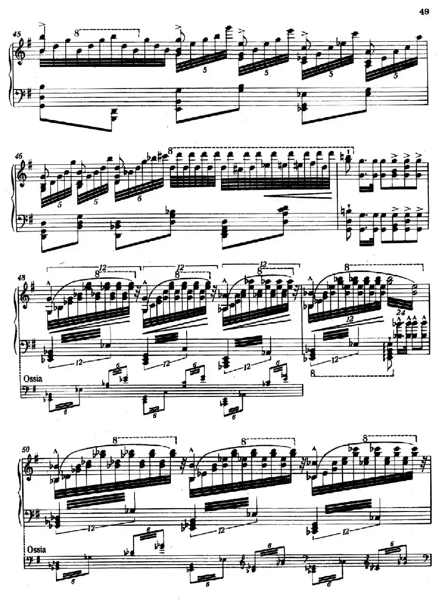 12 Etudes d'execution Transcendante S.139（12首超技练习曲·6）