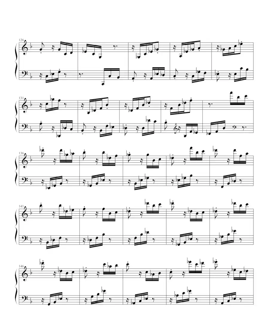 暴风雨(Beethoven's Sonata NO.17 Mov.3 )