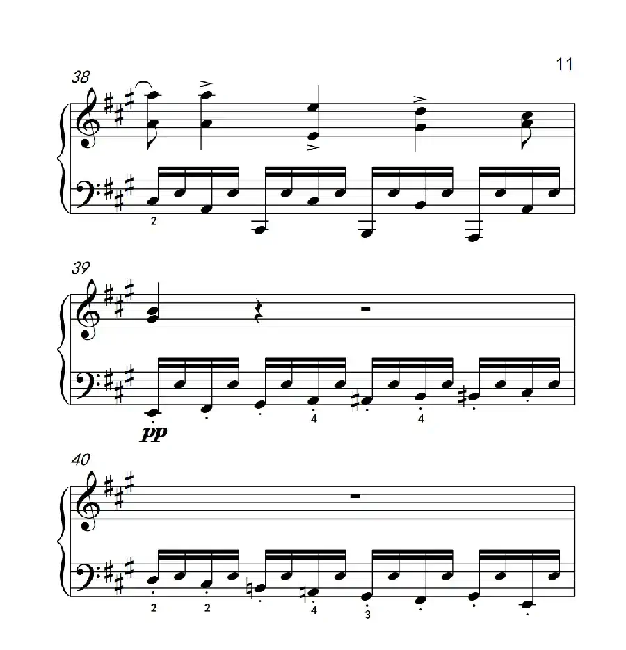 奏鸣曲 Opus 2 Nr.2 第四乐章(贝多芬奏鸣曲集 1)