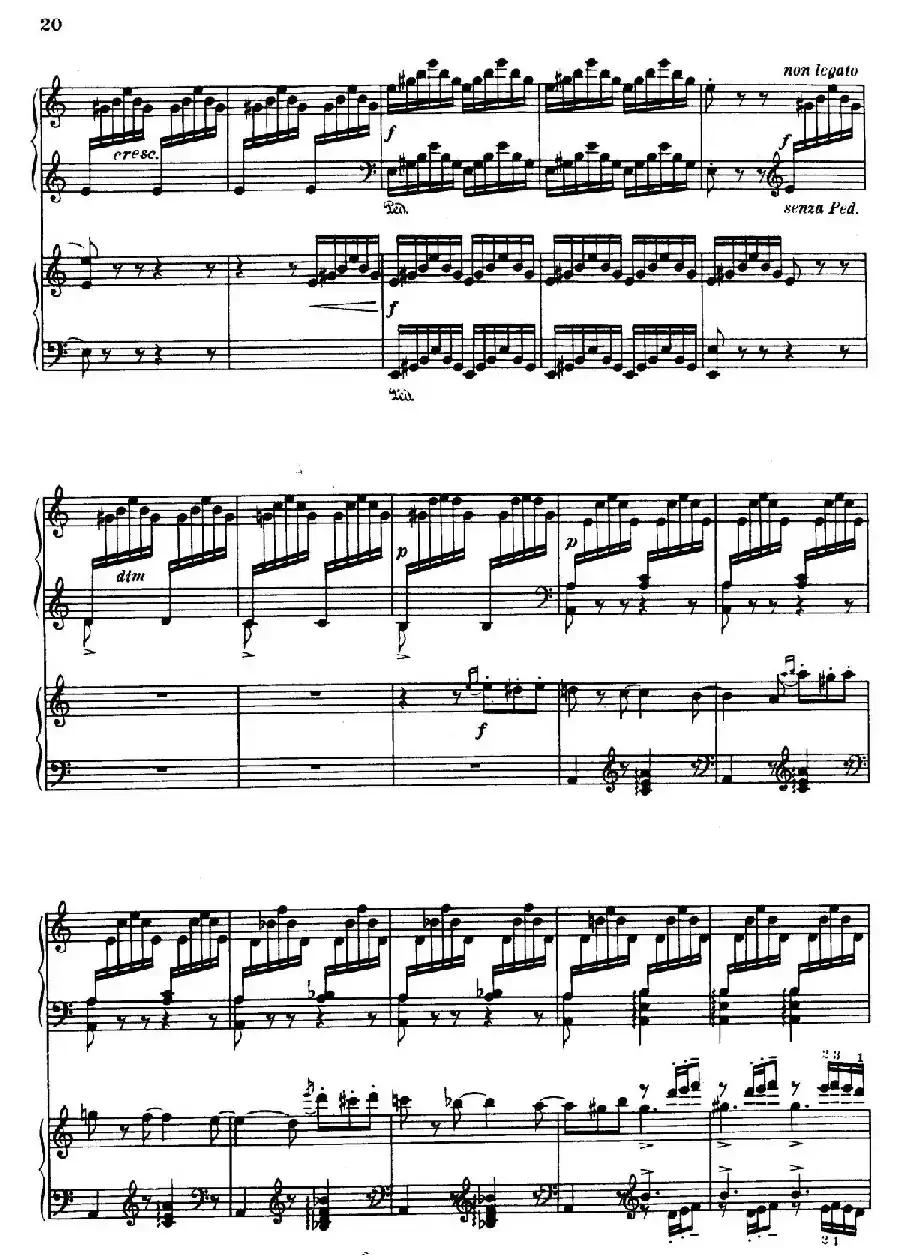 Introduction et Rondo Capriccioso Op.28（引子与随想回旋曲·双钢琴）