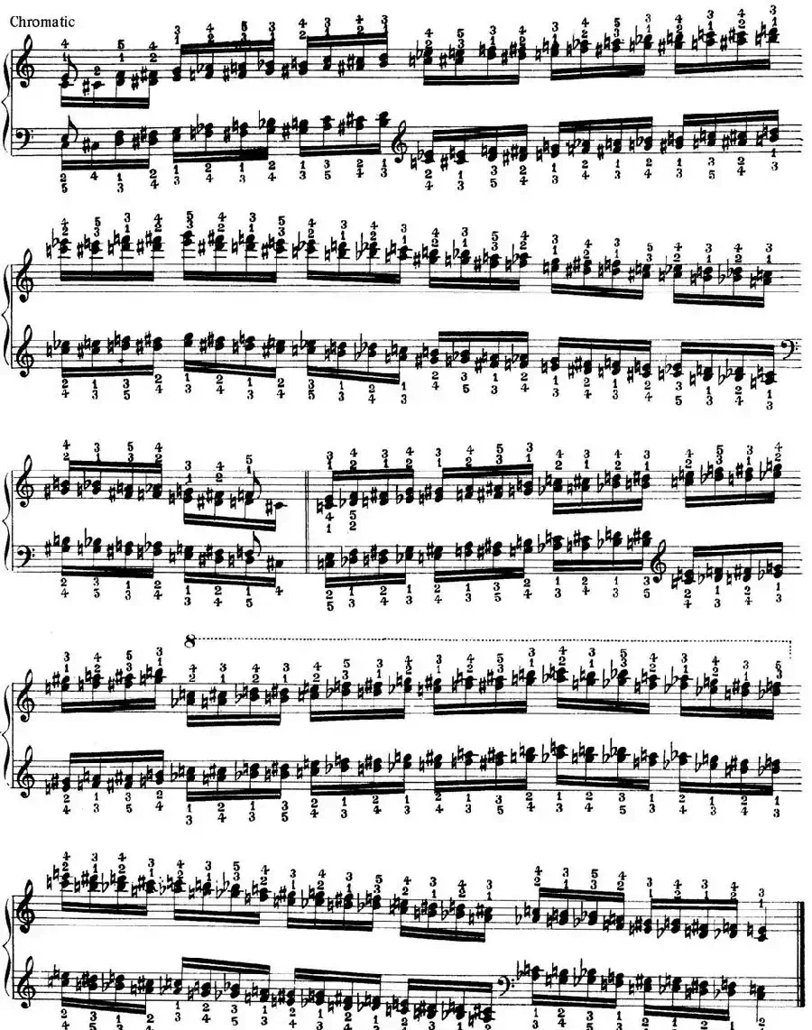 Technical Exercises S.146（李斯特钢琴技巧练习 BOOK Ⅵ）