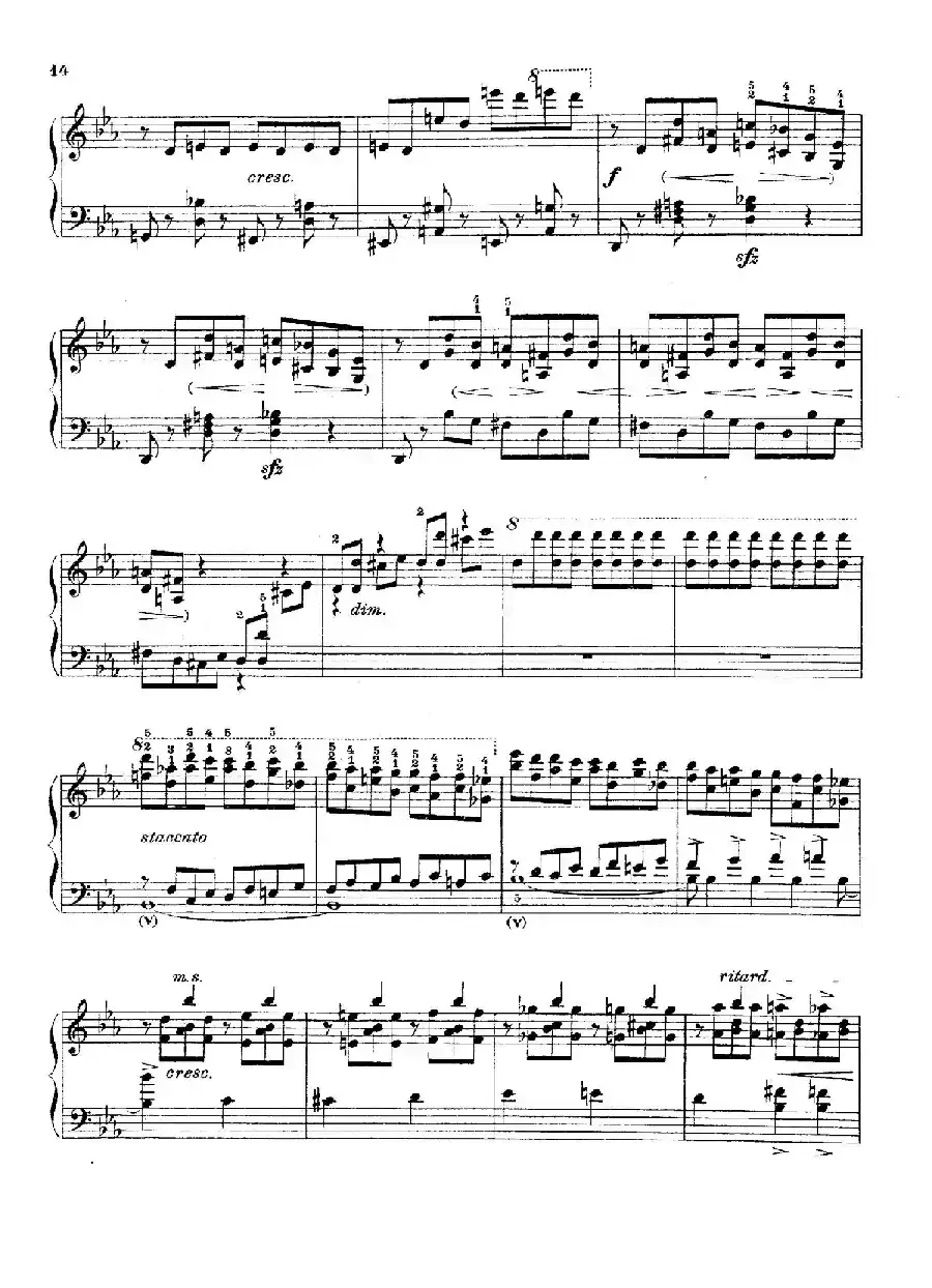 Die Jongleurin Op.52 No.4（女丑角）