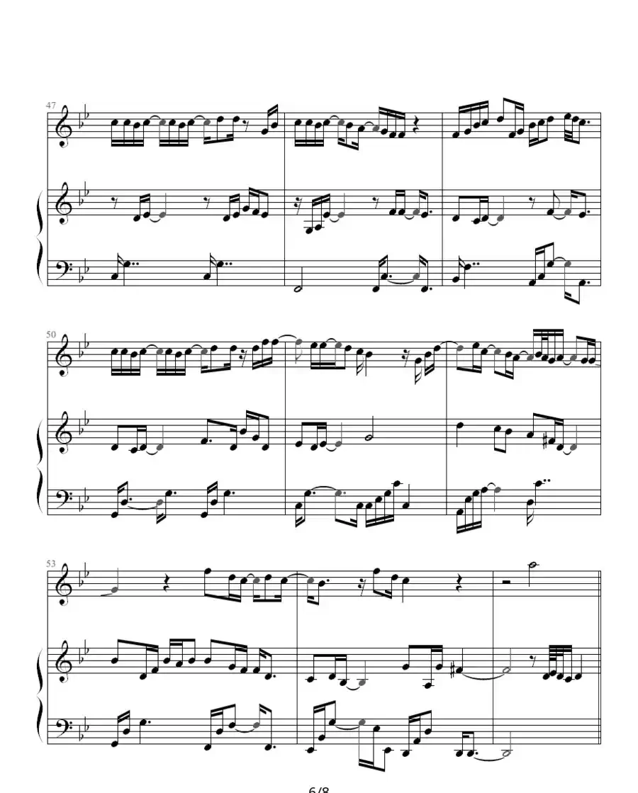 习惯(Poison Ivy)(钢琴伴奏谱)