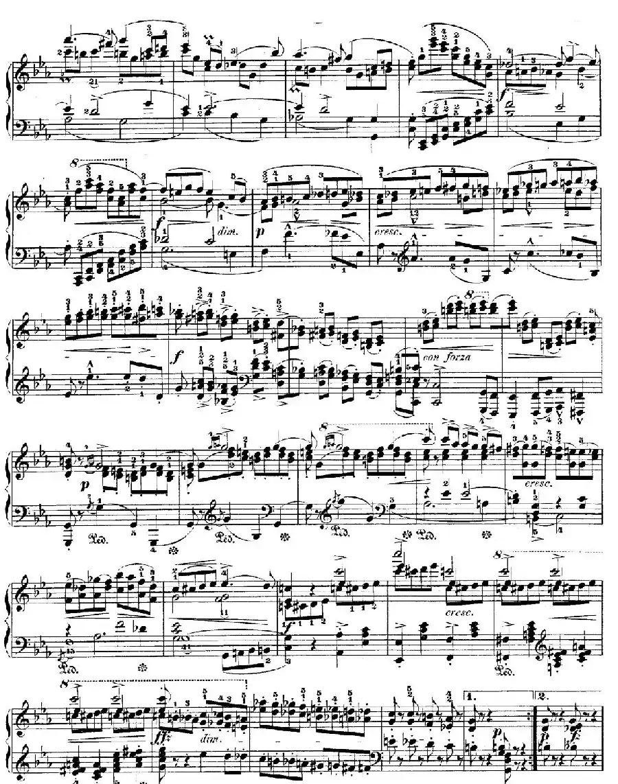 Piano Sonata No.1 in c Minor Op.4 （c小调第一钢琴奏鸣曲）