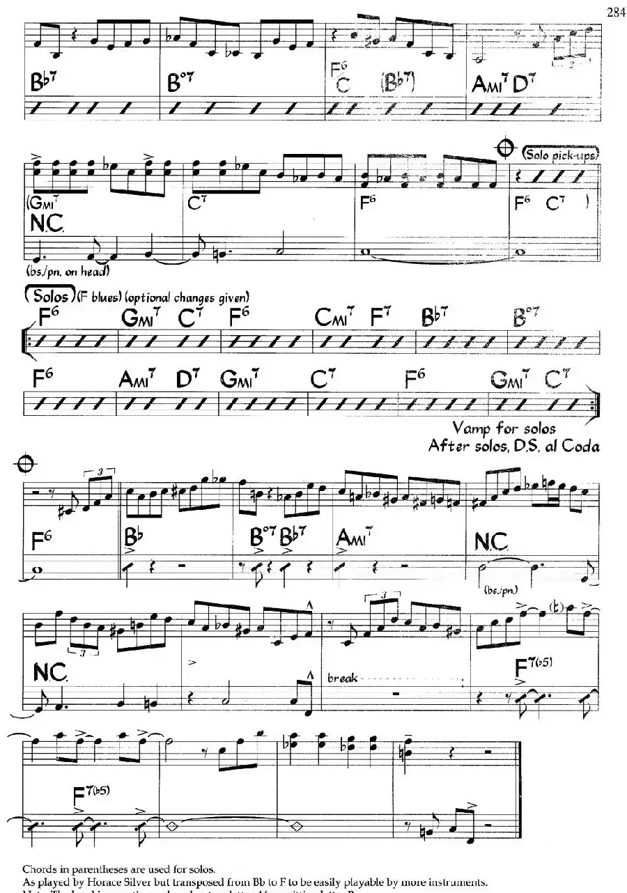 Opus de Funk（爵士钢琴曲）