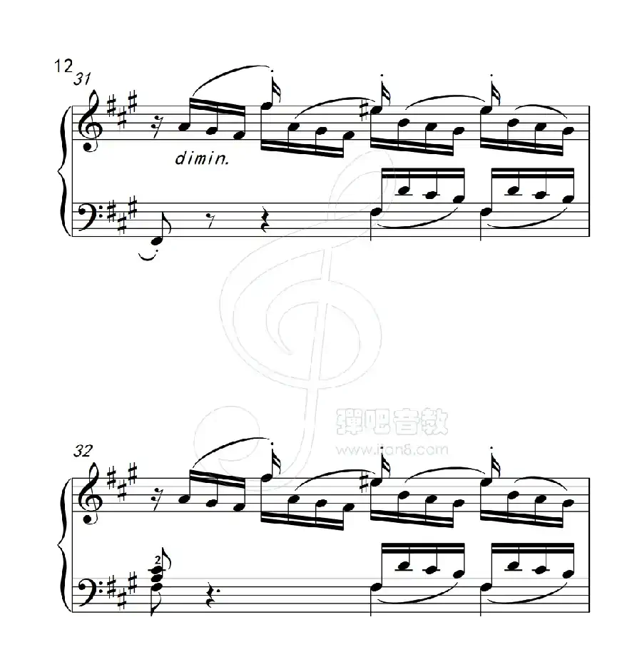 练习曲 6(克拉莫钢琴练习曲60首)