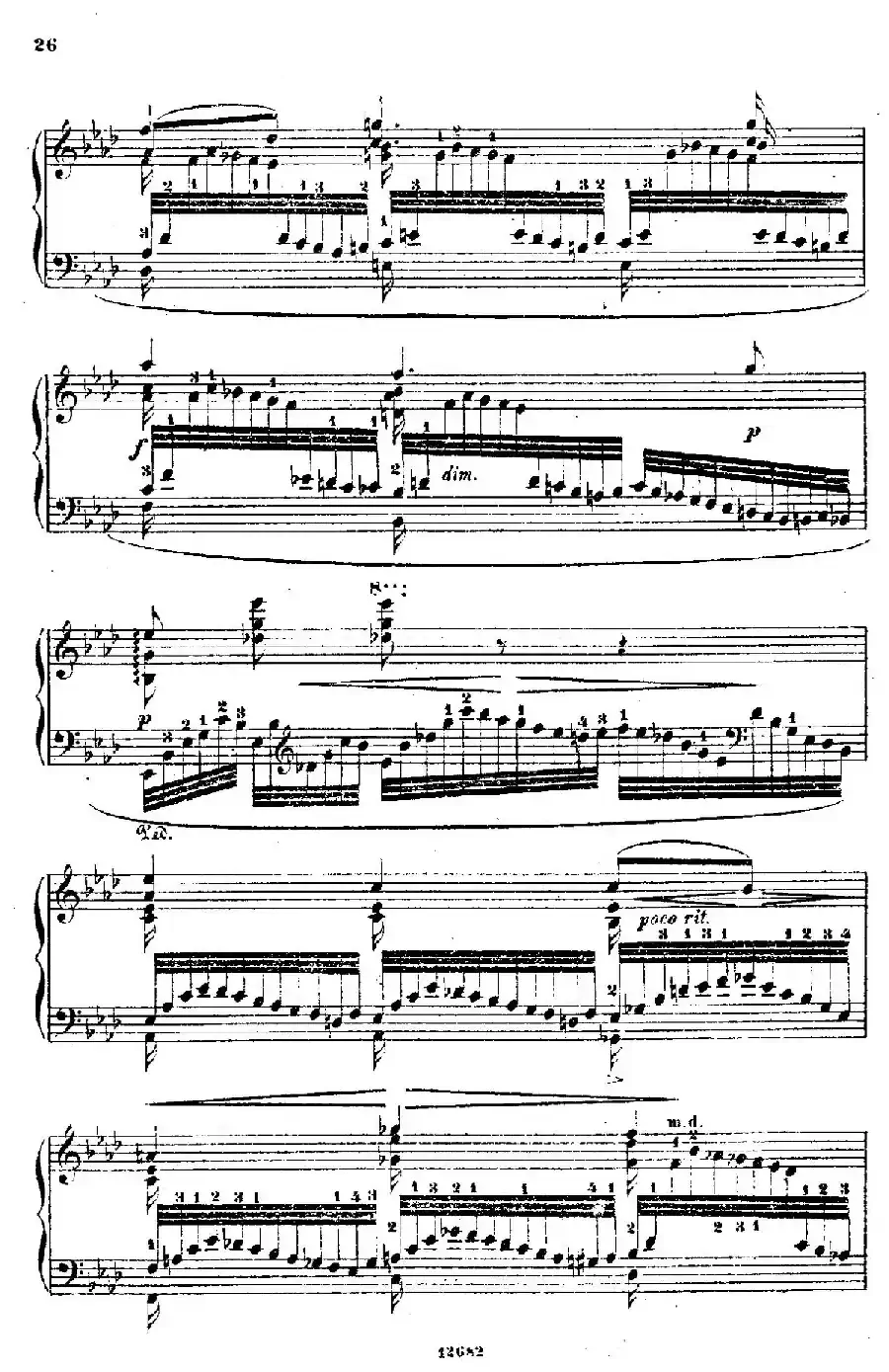 Douze Etudes de Salon Op.5（12首沙龙练习曲·6）