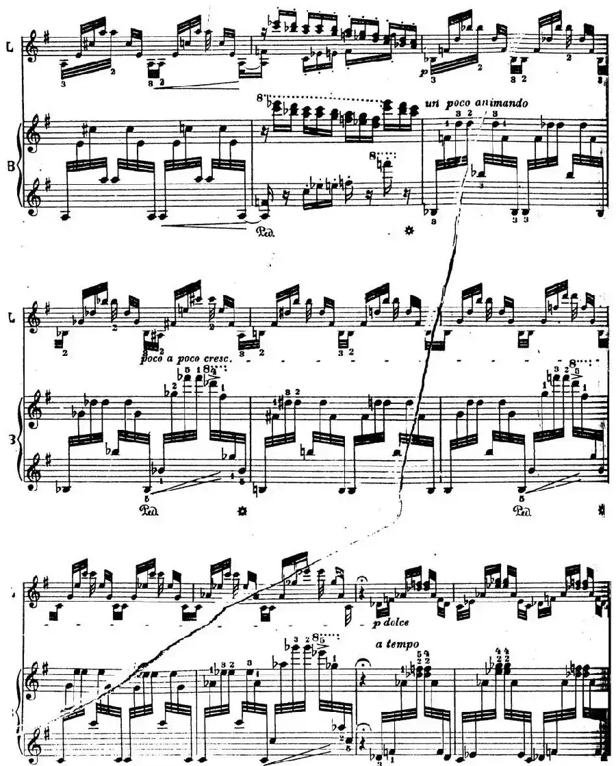 6首帕格尼尼大练习曲（Arpeggio Etude Nr.4）