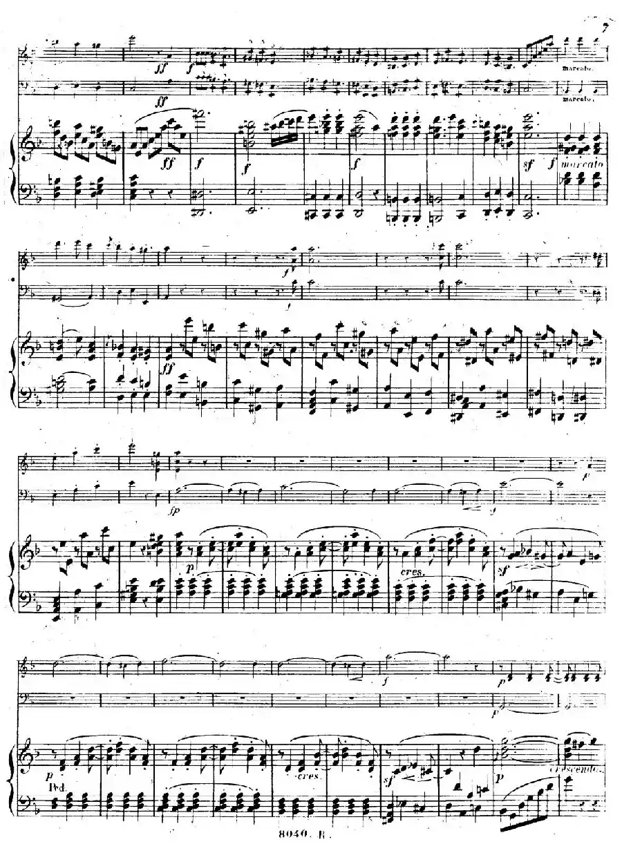 Piano Trio No.1 in d Minor Op.49（d小调第一钢琴三重奏·第一乐章）