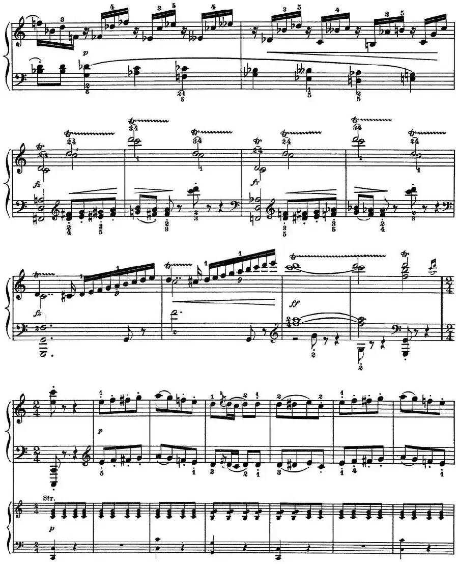 二十八部钢琴协奏曲 No.21（P46-54）