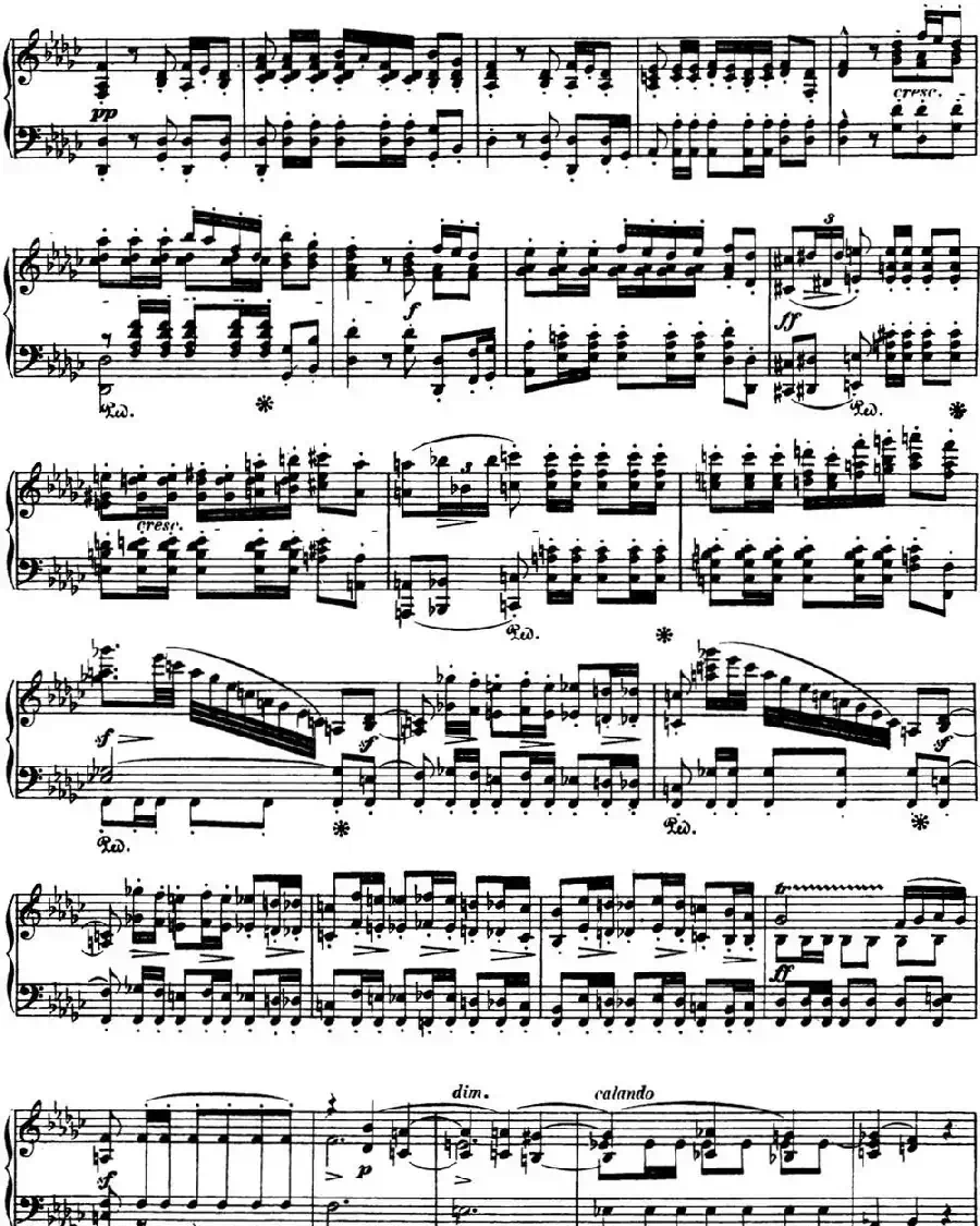 肖邦 波兰舞曲 Op.26 No.2 降e小调 Polonaise