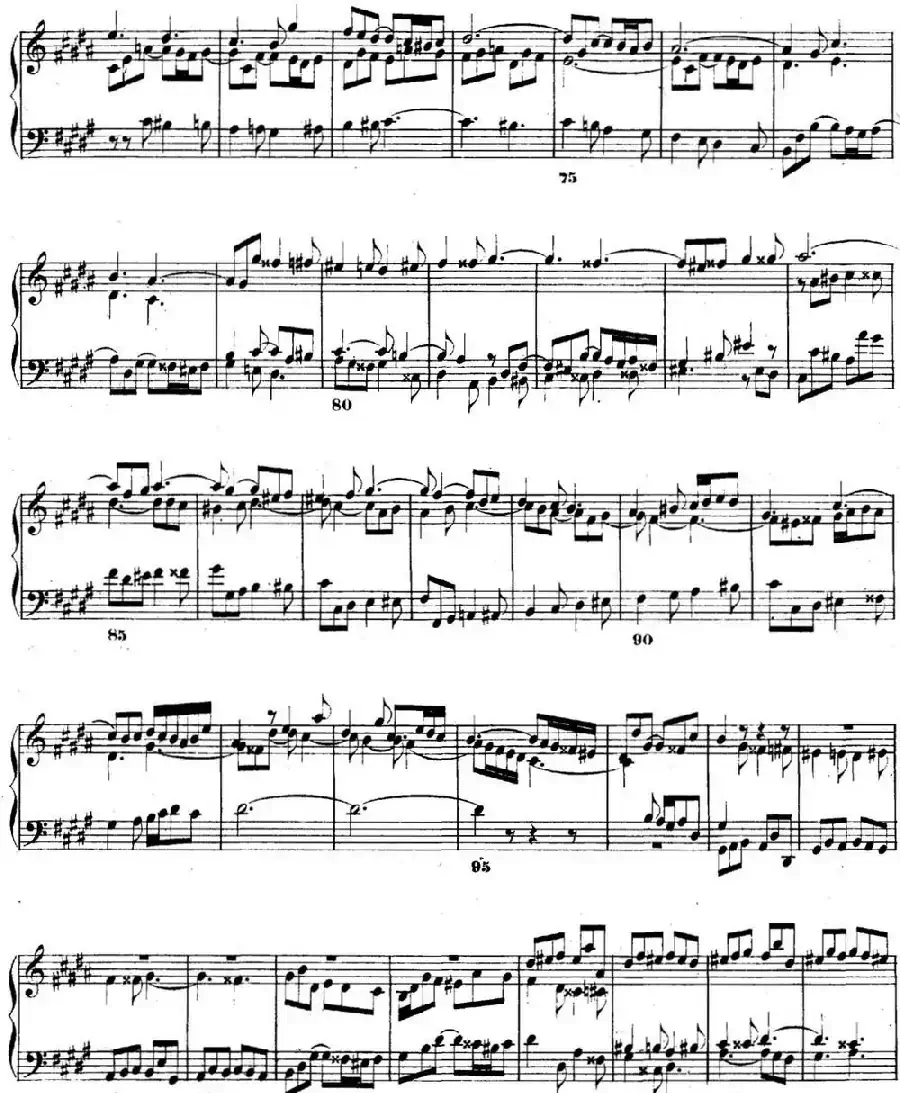 巴赫《平均律钢琴曲集·第二卷》之赋格曲（NO.18）