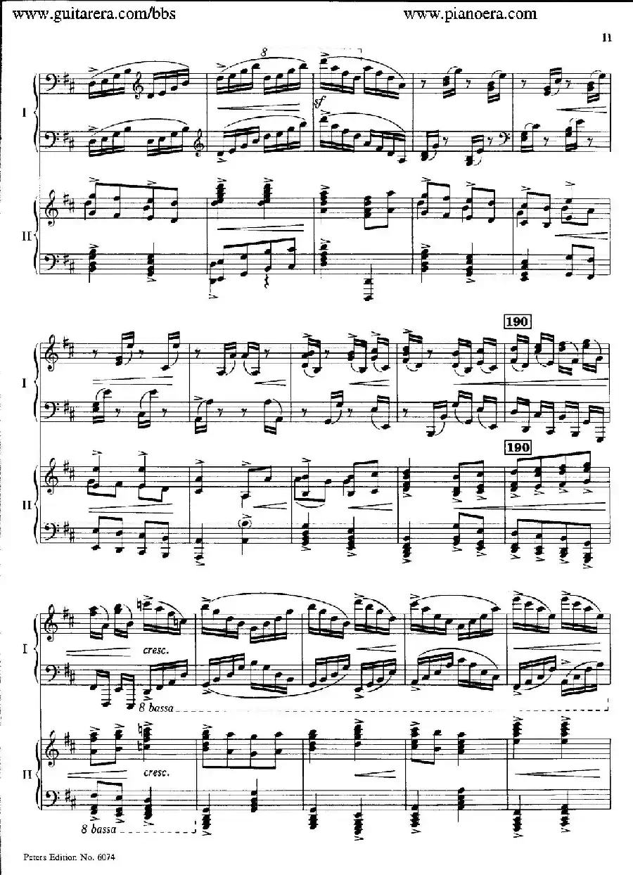 Rondo in D Major Op.87a（D大调回旋曲·双钢琴）