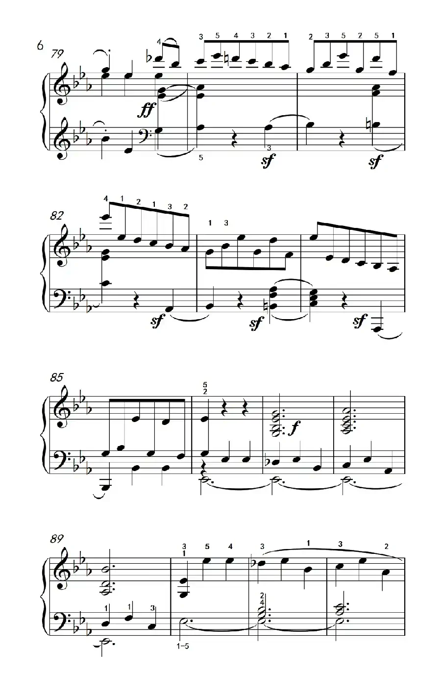 奏鸣曲 Opus 7 第三乐章（贝多芬奏鸣曲集 2）