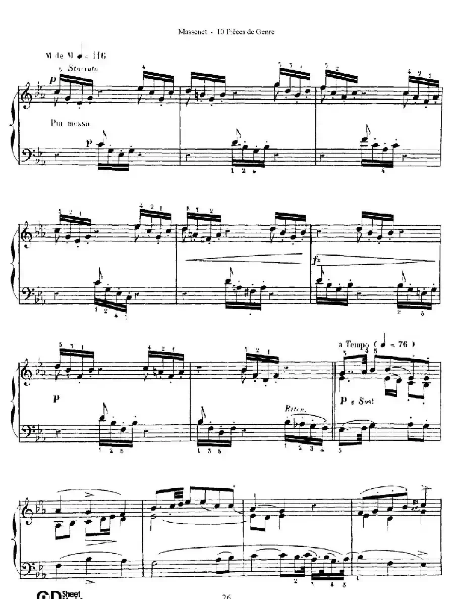 Dix Pièces de Genre Op.10（10首个性小品·Ⅶ）