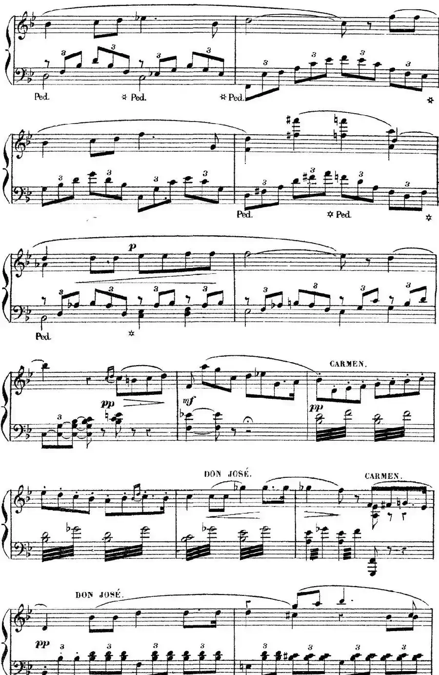 Carmen for Solo Piano（卡门全剧钢琴独奏版）（No.24）