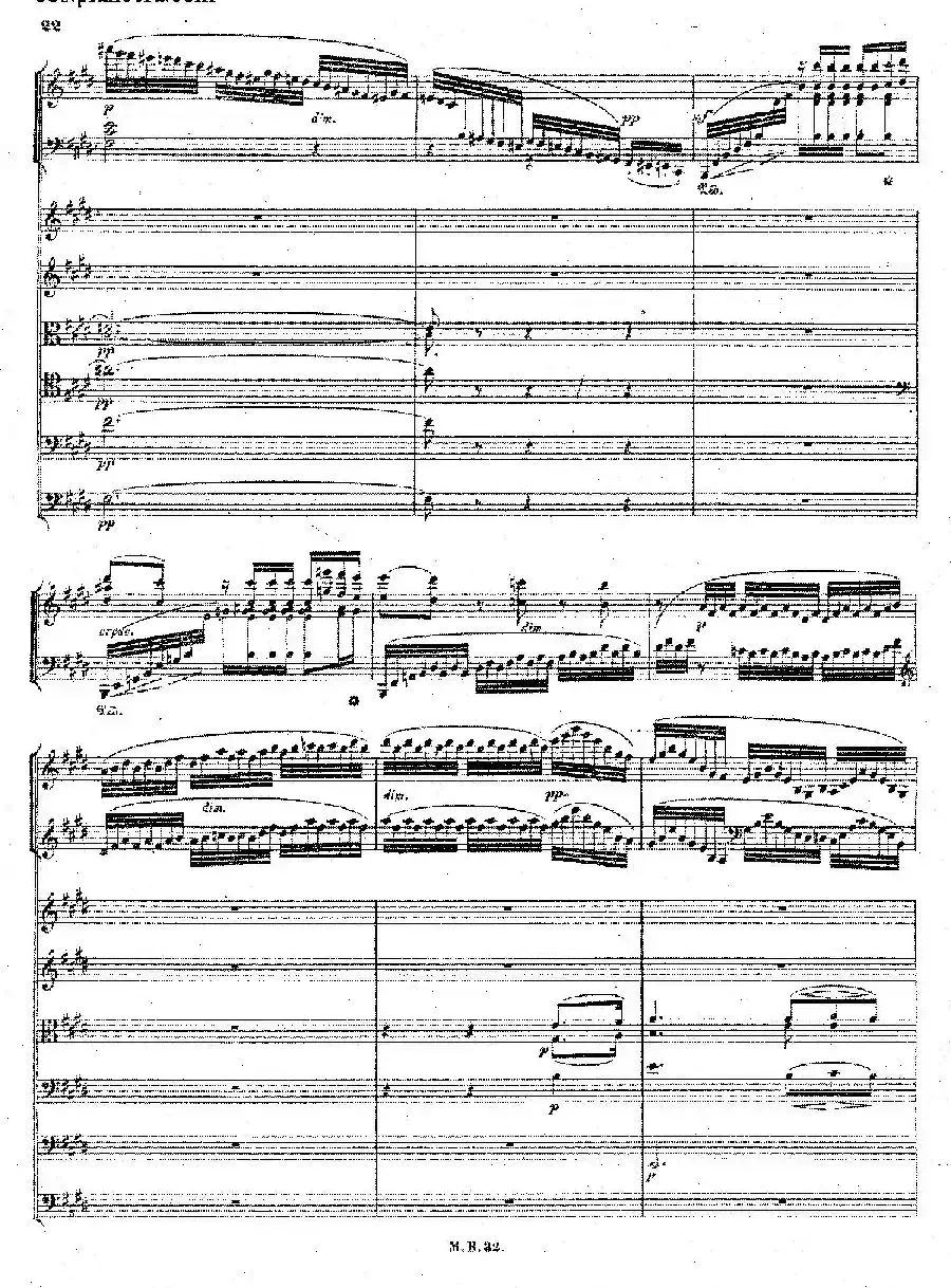Piano Concerto No.1 in g Minor Op.25（g小调第一钢琴协奏曲·总谱）