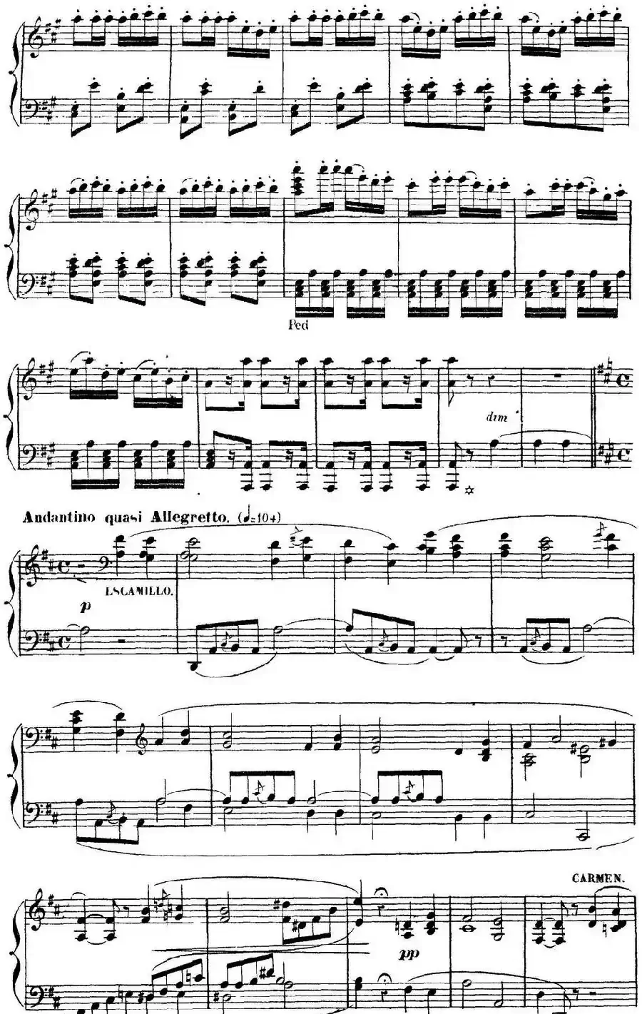 Carmen for Solo Piano（卡门全剧钢琴独奏版）（No.26）