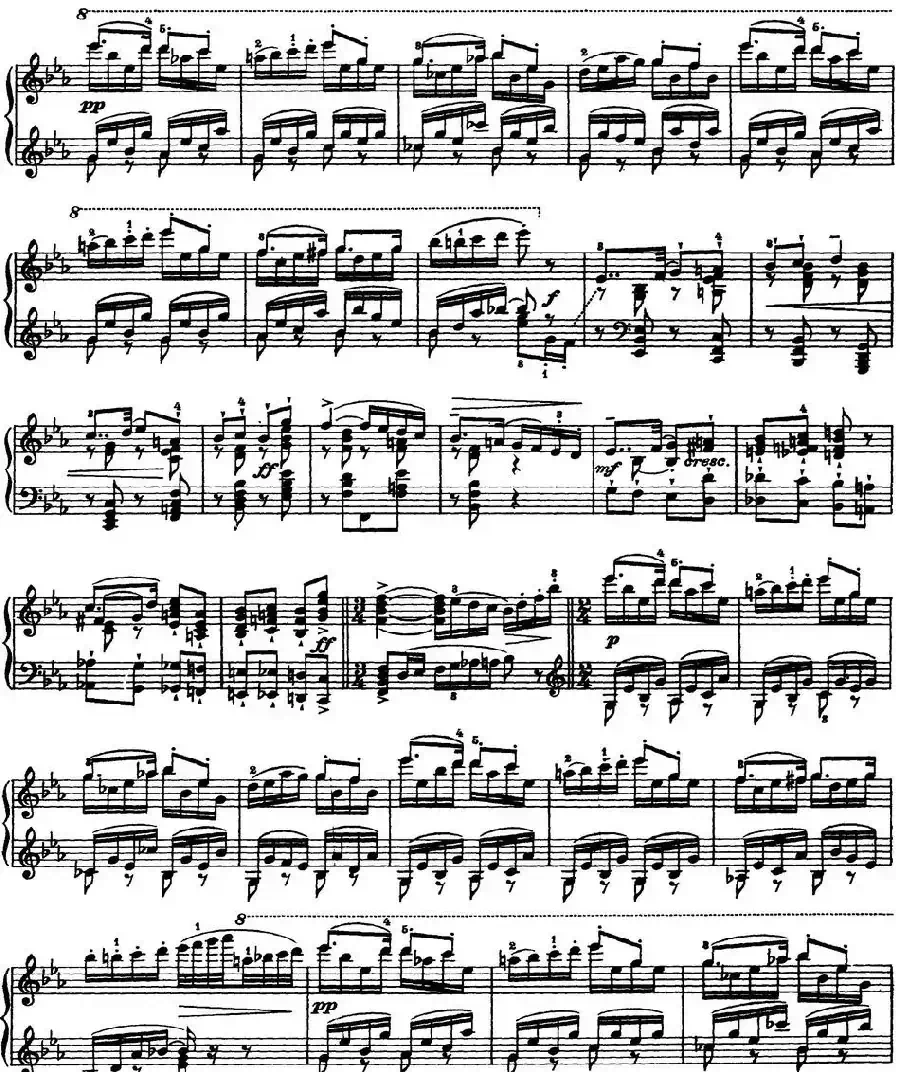 柴可夫斯基18首钢琴小品Op.72（13.Echo rustique）