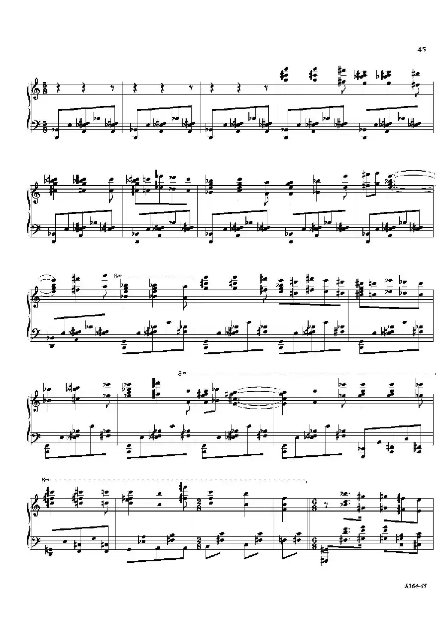 Piano Sonata No.8（第八钢琴奏鸣曲）（3）