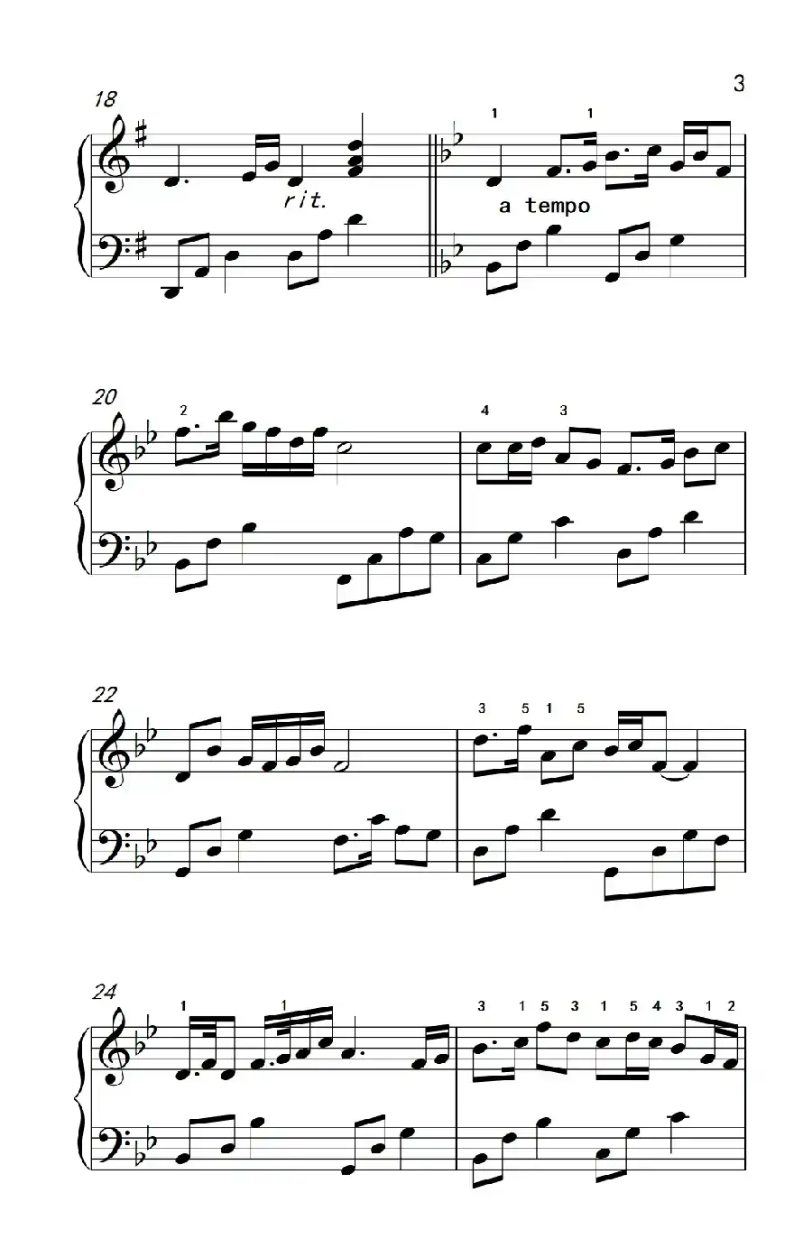 梁山伯与祝英台(老年大学 钢琴教程 3)